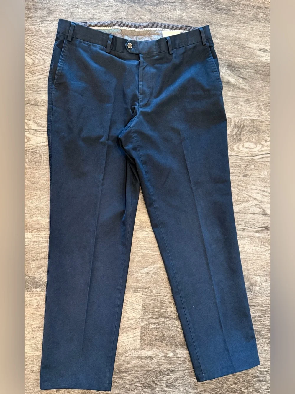 Hiltl Men’s Navy Chinos Trousers 36x30 – Model 57900 Pero